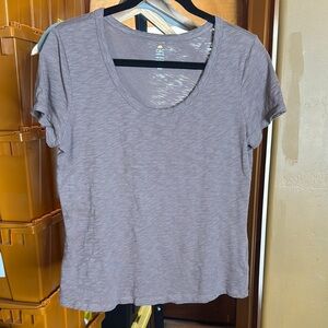 C&C California Brown Burn Out Cotton Short Sleeve Tee Size Medium